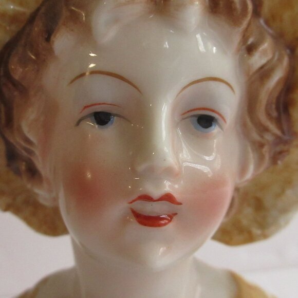Thames Japan Head Vase Victorian Style Lady 5.5" Tall #4961 Bust Style Vintage - Picture 8 of 15